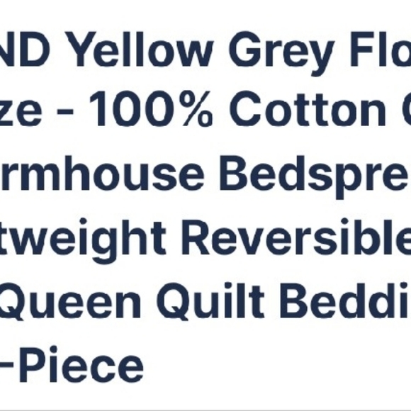 Yellow and Gray Bedding Set - Picture 3 of 3
